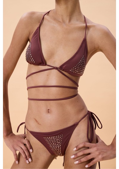 Sagaza Marsha Bikini Takım Kahverengi