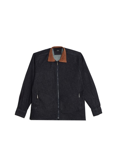Tudors Erkek Regular Fit Rahat Kesim Kadife Yaka Fermuarlı Denim Lacivert Ceket Gömlek-46100 Lacivert Tudors Erkek Regular Fit Rahat Kesim Kadife Yaka Fermuarlı Denim Lacivert Ceket Gömlek-46100 Lacivert