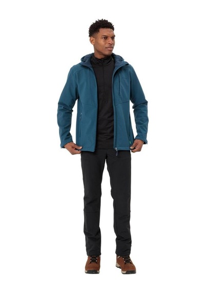 Vaude Cyclone Kapüşonlu Softshell Erkek Ceket 46387 Balticsea