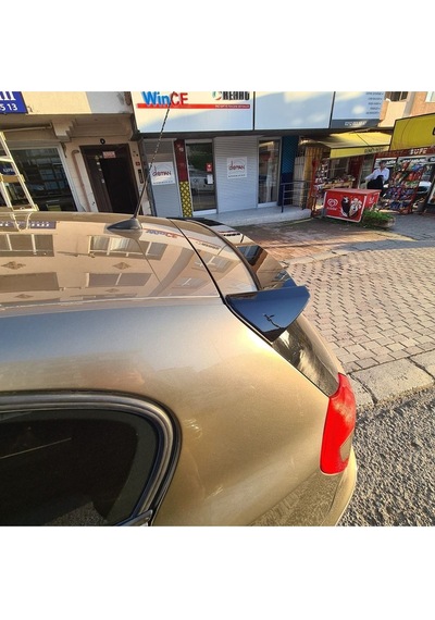 Bmw E87 E81 Spoiler, Parlak Siyah Abs 2004 2011 Uyumlu