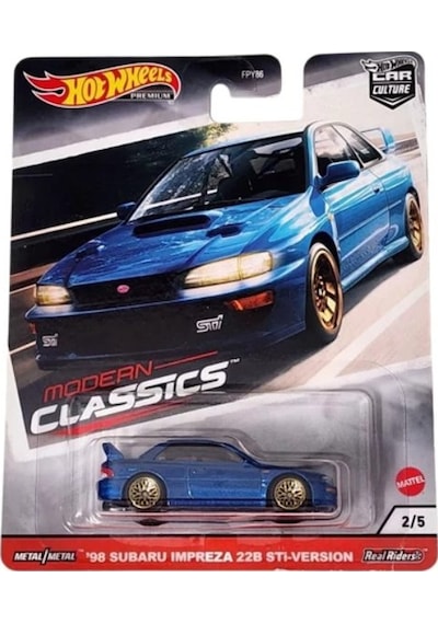 Hot Wheels Premium Car Culture '98 Subaru Impreza 22b Sti-version Mavi