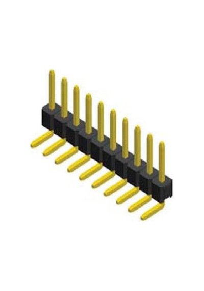 1X10 Erkek Pin Header - 2.54Mm - 90 Derece
