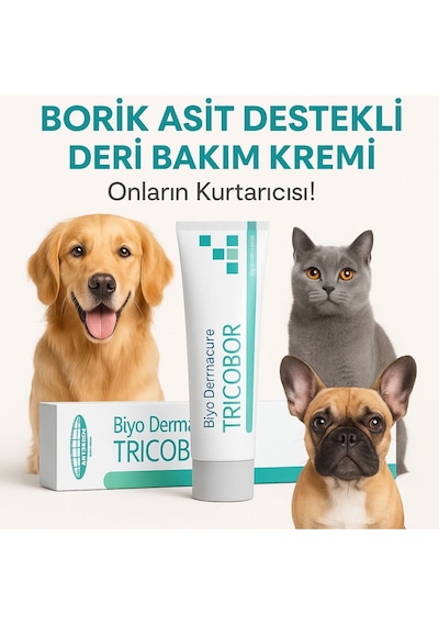 Tricobor Kedi Ve Köpek Kremi Deri Kremi 80 Gr