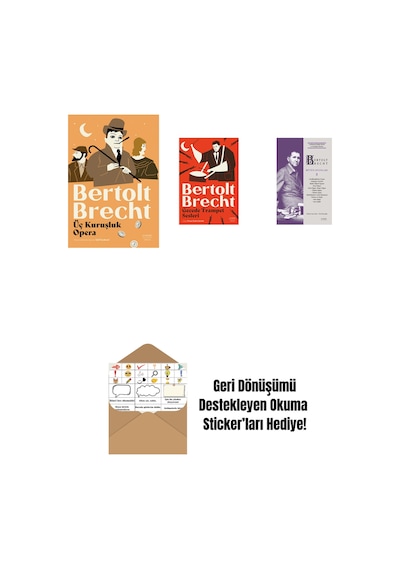 Üç Kuruşluk Opera + Gecede Trampet Sesleri + Bertolt Brecht - Bütün Oyunları 3 + Okuma Sticker'ları