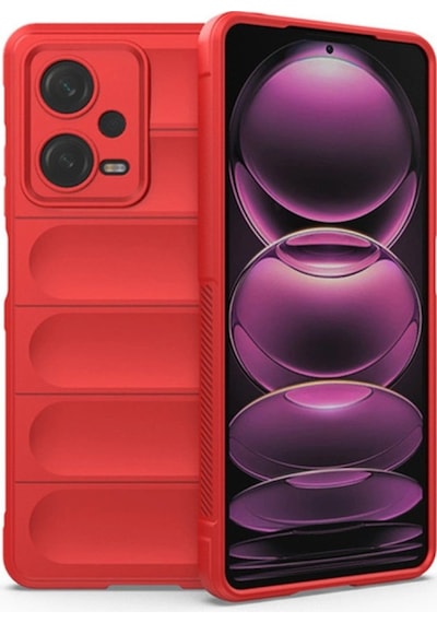 Xiaomi Redmi Note 12 4g Kılıf Optimum Silikon - Kırmızı Çr