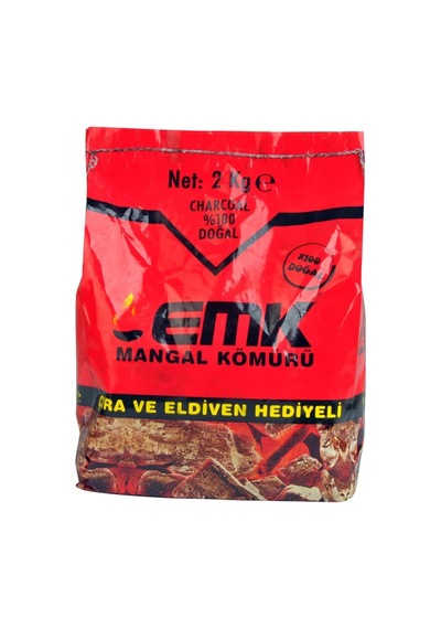 Emk Mangal Kömürü, 2 Kg Paket, 2'li Set