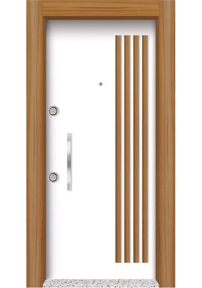 MONO ÇELİK KAPI  MN-1010 SAĞ Daire Giriş Kapısı, Çelik Kapı