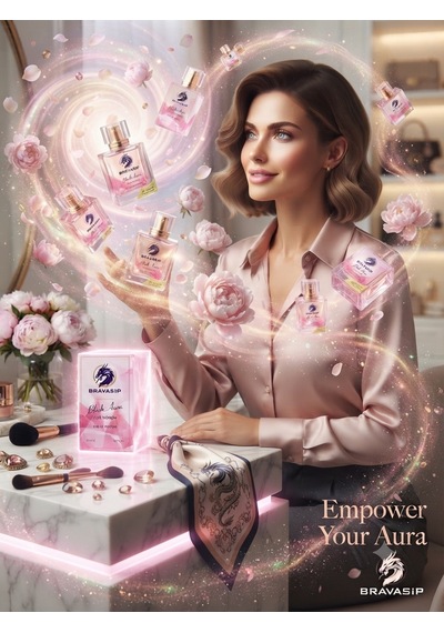 Blush Aura Premium Kadın Parfüm 50 Ml Edp Feminen, Zarif Ve Kalıcı İmza Koku Çiçeksi - Meyve