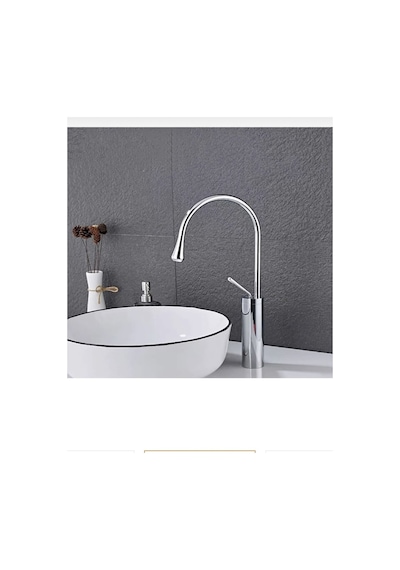 İsaoğlu Yapı Çanak Lavabo Bataryası Lavabo Musluğu Drop Design Lavabo Armatür Gümüş