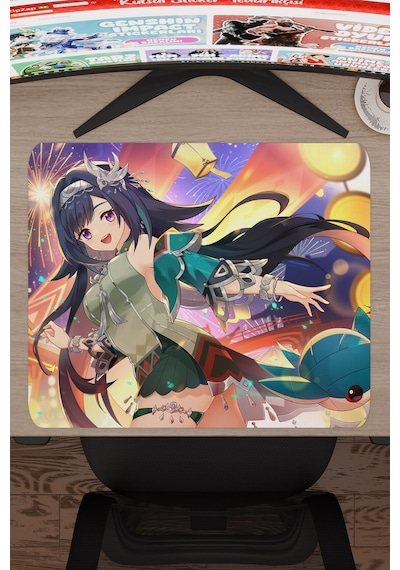Lan Yan Genshin Impact Anime Oyuncu V2 - 48x40 Xl Gaming Mouse Pad Fare Altlığı