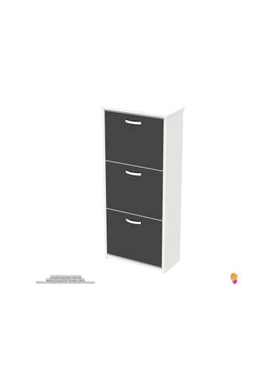 Modilayn West Asma Antre 52x116x26 Cm Lik 3 Düşer Kapak 6 Göz Bölmeli Ayakkabılık Antrasit Modilayn West Asma Antre 52x116x26 Cm Lik 3 Düşer Kapak 6 Göz Bölmeli Ayakkabılık Antrasit