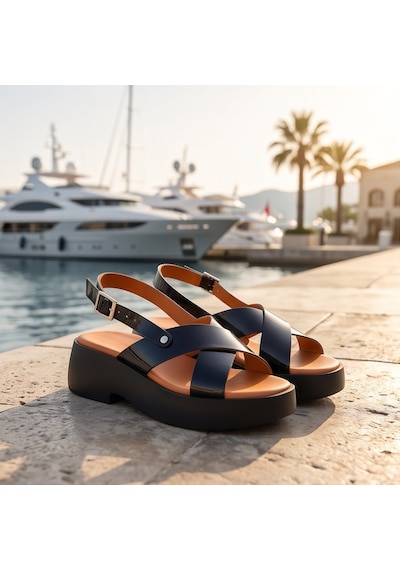 Futsishoes Jade Siyah Hakiki Deri Çapraz Bantlı Platform Topuklu Bilekten Tokalı Kadın Sandalet Futsishoes Jade Siyah Hakiki Deri Çapraz Bantlı Platform Topuklu Bilekten Tokalı Kadın Sandalet