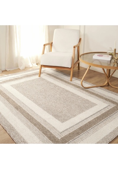 Kaşmir Halı 7/24 İskandinav Premium Mirela 80x300 Cm Bej