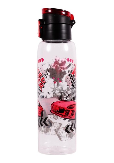 Herevin 161417-819 Askılı Desenli Opak Desenli Matara 500 Ml Siyah