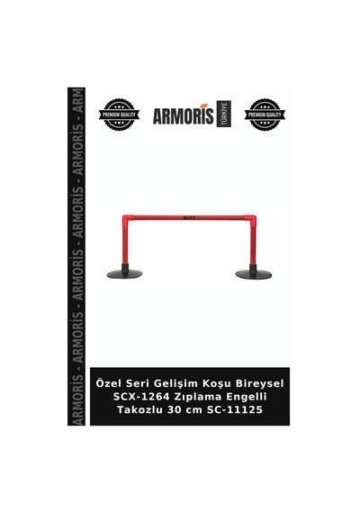 Özel Seri Gelişim Koşu Bireysel Scx-1264 Zıplama Engelli Takozlu 30 Cm Sc-11125 Çok Renkli
