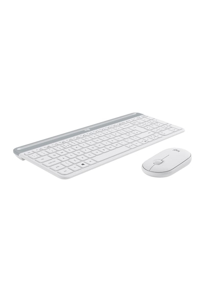 Logitech MK470 İnce Kablosuz Klavye Mouse Set Beyaz 920-009436