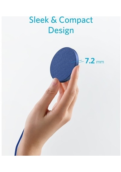 Anker Powerwave Select+ Magsafe Kablosuz Manyetik Şarj Cihazı - A2566 - Mavi Anker Türkiye Garantili