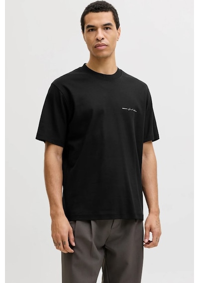 Jack & Jones Jprblaowen Erkek Tişört SIYAH