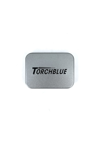 Torchblue Rüzgarda Sönmeyen Mavi Jet Alevli Çakmak - İridyum Renkli Özel Kutulu Mavi