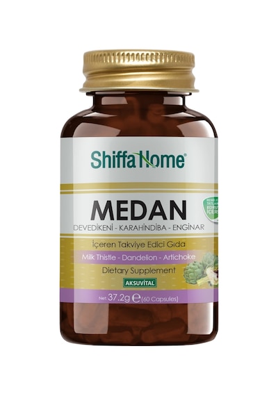 Shiffa Home Medan Devedikeni Enginar Karahindiba 60 Kapsül