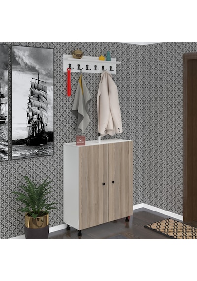 Kenzlife Portmanto Ayakkabılık Ve Askılık Tomak6 Crdbyz 98 100 32 Otuz Çift Ayakkabı Kapasitesi