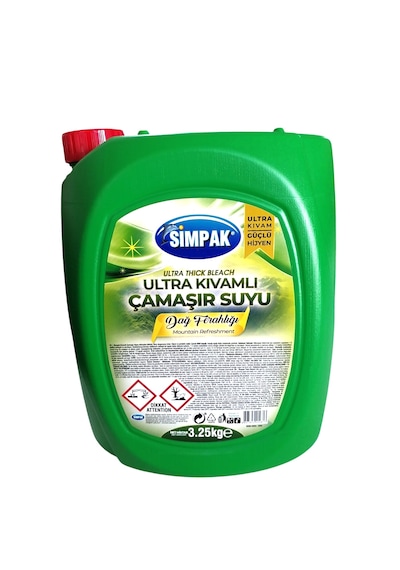 Simpak Ultra Kıvamlı Çamaşır Suyu 3.25 Kg Tekli