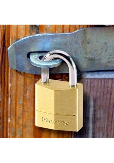 Master Lock 130eurd Prinç Anahtar Asma Kilit, Altın, 4,9 X 3 X 1,2 Cm