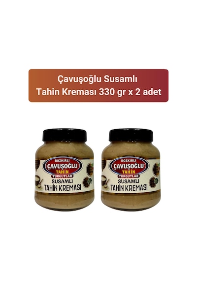 Bozkırlı Çavuşoğlu Susamlı Tahin Kreması 2 x 330 G