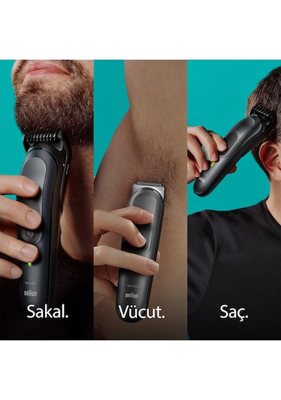 Braun Series 7 Mgk7491 Hepsi Bir Arada Şekillendirme Seti, 17 Si 1 Arada Erkek Bakım Kiti