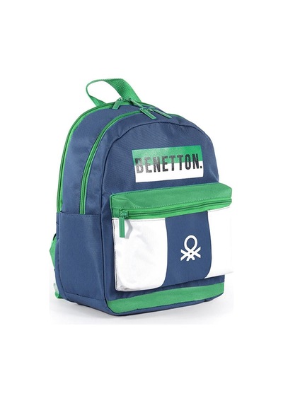 United Colors Of Benetton Bnt04279 Erkek Moda Çocuk Çanta Lacivert/Yeşil/Beyaz Çok Renkli