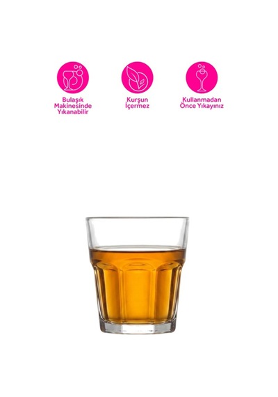 Lav Aras Cam Viski Bardağı 6'lı 305 ml (Meşrubat/Kokteyl Bardağı )