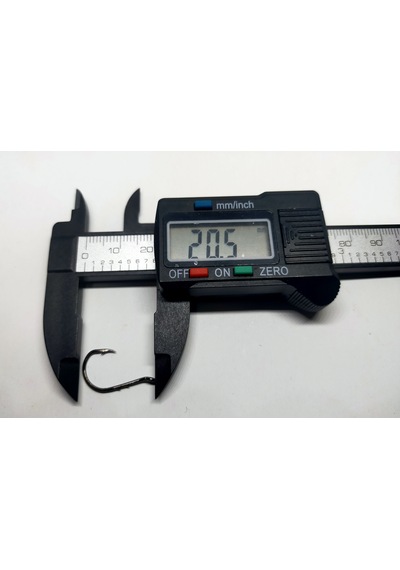 Powerex Chinu With Ring Tırnaklı 3 no. Delikli Paslanmaz Black Nickel İğne