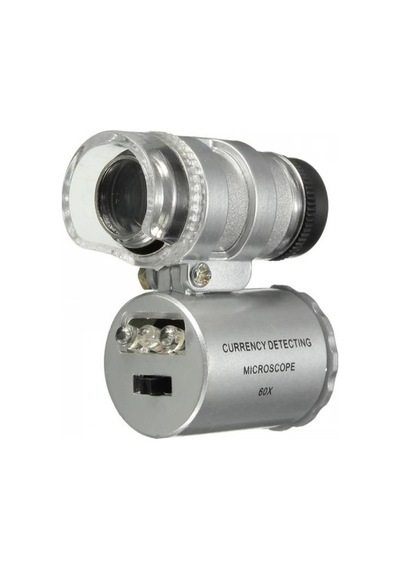 Iphone5 Için Uyumlu Kapaklı Lens Mikroskop Taşınabilir Mini Cep Boyutu Led Mikroskop No.9882ip5ii
