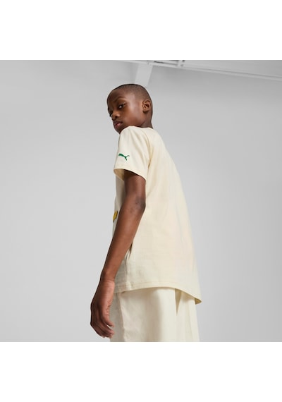 Puma Super Genç Grafik I Tişört 629864 87 Beyaz