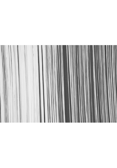 İp Perde İnce Zincir Beyaz Renk Korniş Düğmeli 100 X 280