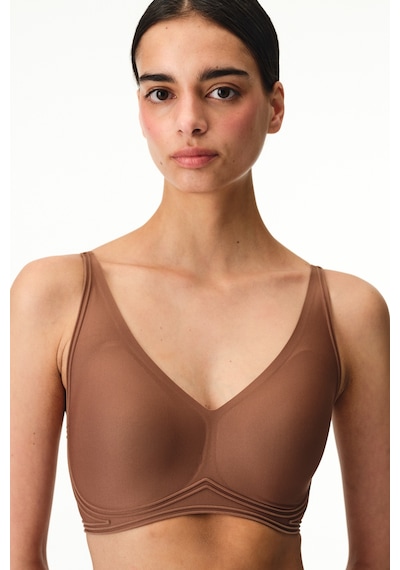 Penti Kahverengi Invisible Görünmez Contour Balensiz Sütyen