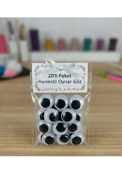 1.5 Cm Oynar Göz Hobi, Amigurumi Ve El Yapımı Ürünler İçin 25'li Paket