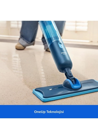 Lexroo Oneup Elektrikli Mop Değiştirilebilir Tekli Temizlik Pedi, Ahşap/parke Zeminler İçin Standart