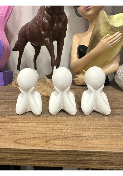 Bernami Mumluk Şamdanpinterest Şık Ve Dekoratif Üç'lü Çocuk Biblo, Dekoratif Obje Diğer