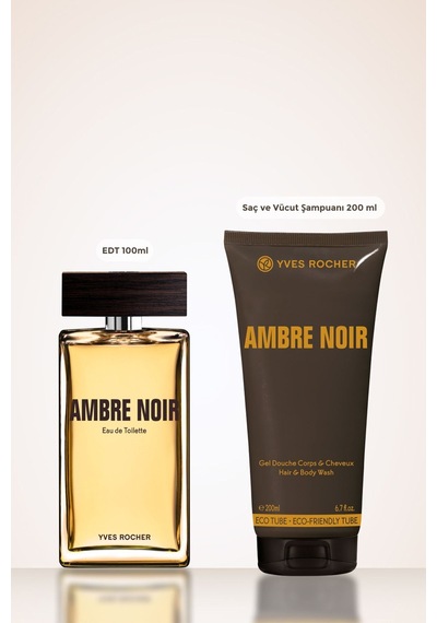 Yves Rocher Ambre Noir Edt Parfüm Ve Saç Vücut Şampuanı Seti-9916811 10 Ml