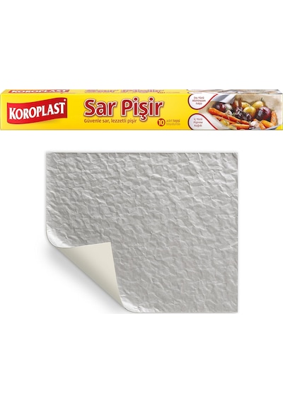 Sar Pişir Pişirme Kağıdı, 10 Yaprak Açık Altın