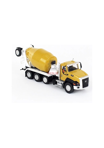 1/64 Ölçek, Cat Ct660 Çimento Mikseri, Sergilemeye Hazır Metal İş Makinası Modeli