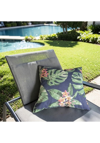 Kırlent Yastık Minder Yaprak Desen 4 Adet 35x35 35 x 35