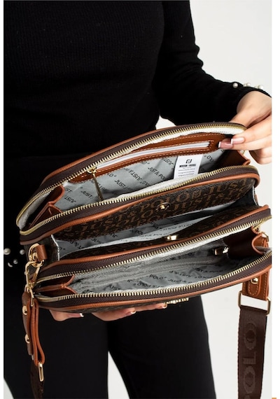 Just Polo Günlük Kombinlere Uygun Kadın Omuz Çantası 440113mh Kahve Taba
