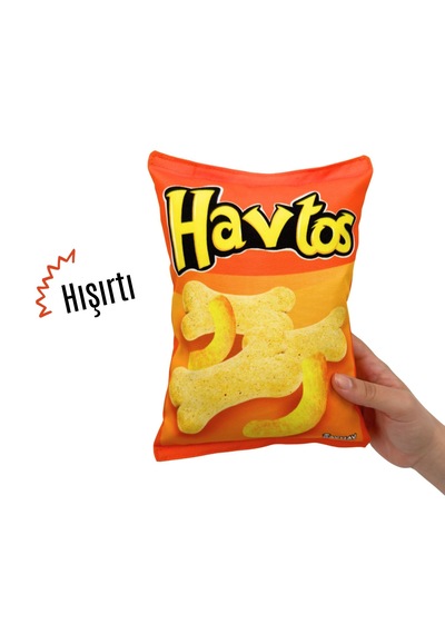 Havhav Havtos Peluş Cips Hışırtı Sesli Köpek Oyuncağı