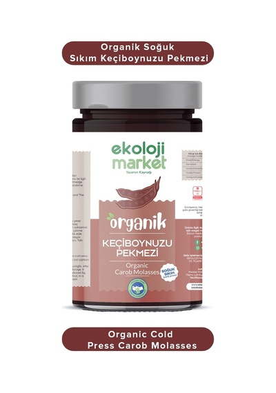 Organik Glutensiz Cold Press Keçiboynuzu Pekmezi 640 Gr.