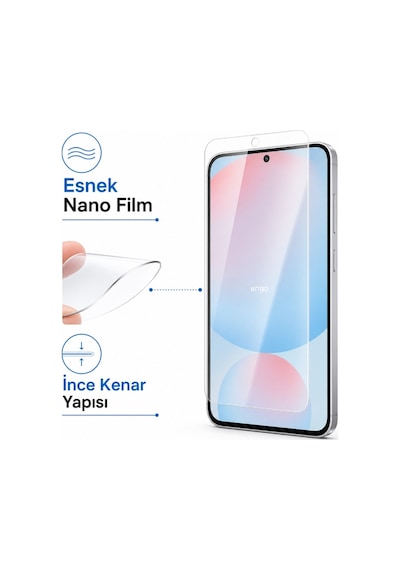 Samsung Galaxy Uyumlu S24 Fe Ekran Koruyucu Nano Şeffaf Esnek