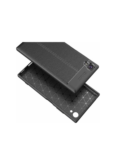 Sony Xperia Xa1 Plus Kılıf Deri Tarzı Niss Silikon Case