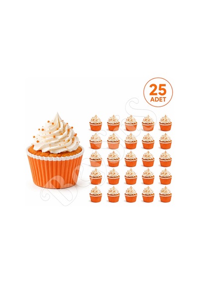 Muffin Kalıbı 25li Turuncu