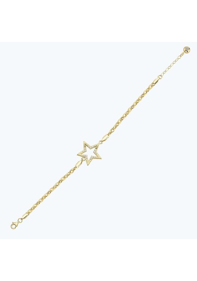 Altınbaş Altın Yıldız Bileklik Blazn3819-2582 Renkli Altın